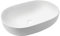 VBChome Waschbecken 60 x 41 cm Keramik Weiß Oval Waschtisch Handwaschbecken Aufsatzwaschbecken Waschschale Gäste WC