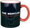 Beatles Taza con texto en inglés Hard days night, color azul marino