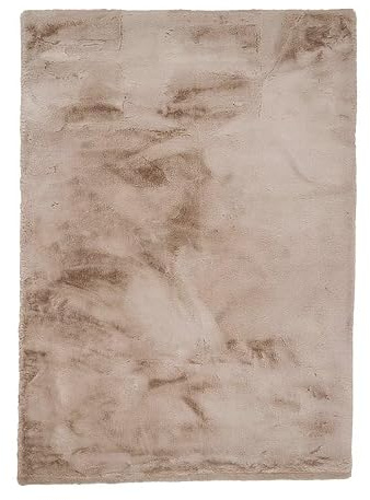 FRAAI | Home & Living Hochflor Teppich - Comfy Supreme Taupe - 230x330 cm | Shaggy, Einfarbig - Ländlich, Modern, Skandinavisch - Wohnzimmer, Esszimmer, Schlafzimmer - Fellteppich