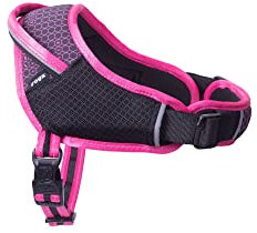 Rogz AirTech Hundegeschirr, Größe M, Sunset Pink