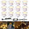 SUBOSI 12er LED Einbaustrahler Bodeneinbauleuchte 1W Ø45mm IP67 wasserdichtled Einbauleuchte Terrasse Küche Garten Led Lampe Warmweiß