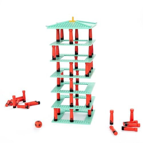 balvi Geschicklichkeitsspiel Jinja Blockspiel japanischer Ästhetik nachempfunden Holz