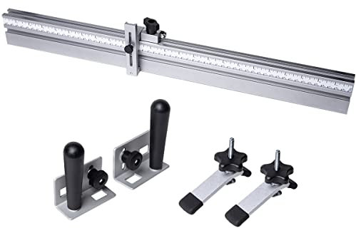 DuBois 51031 Drill Press Fence Set w/Mounting Brackets, Stops, Clamps, Handles, Knobs, and Hardware