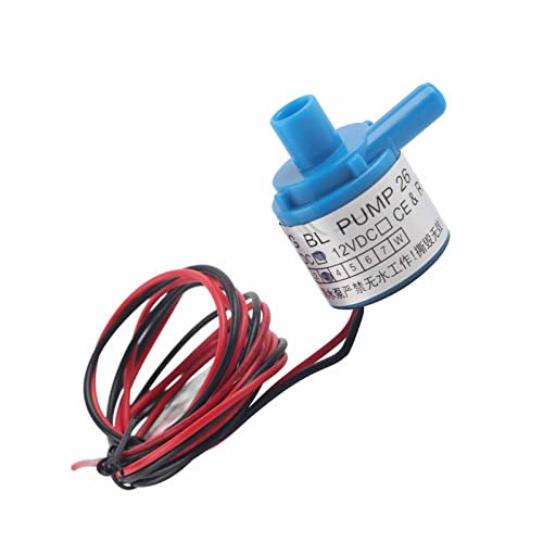 Pompe à eau sans balais DC, 6V DC 3W Pompe à eau à faible bruit Mini pompe à eau sans balais de qualité alimentaire pour aquarium, fontaines, pompes à eau électriques