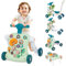 Arkyomi Baby Lauflernhilfe,6-in-1 Lauflernhilfe vom Sitzen zum Stehen, mehrfach abnehmbarer Modus, Unterhaltungs-Lern-Baby-Aktivitätstisch für Babys, Jungen und Mädchen