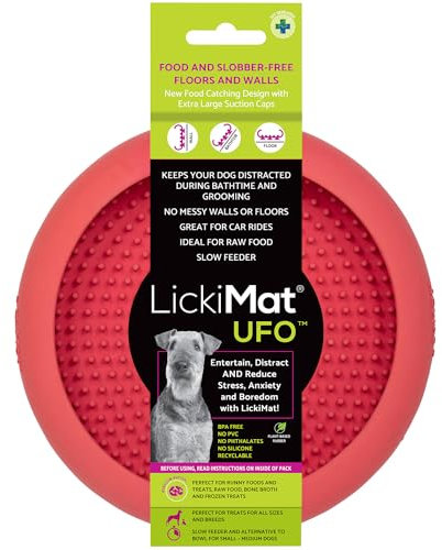 LICKIMAT UFO - Tapis de léchage à ventouses