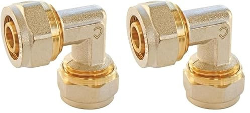 Somatherm for you - /3031-16 - Gomenti di compressione uguale per Ø16 tubo multistrato (Confezione da 2)