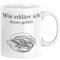 Trendation - Psychologie Tasse Geschenk Psycho Geschenkidee Wie Erkläre Ich Dieses Gefühl Spruch Psychologie-Student (Weiß)