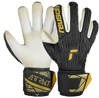 Reusch Attrakt Freegel Gold X GluePrint Finger Support Torwarthandschuhe für Erwachsene mit Evolution Negative Cut und Fingerschutz