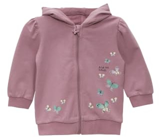 s.Oliver Unisex Baby 2149901 Sweatjacke mit Glitzerprint