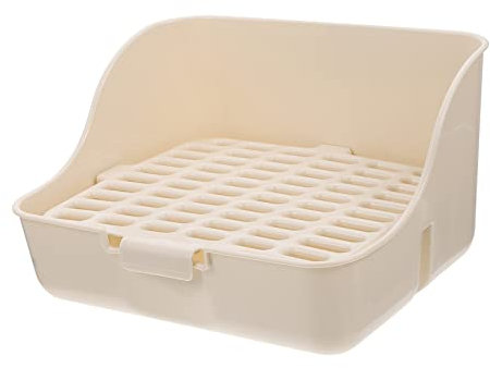 Housoutil Kaninchentoilette Ecktoilette Toilettentraining Haustierbox Kunststoffbox Für Kaninchen Hasen Und Andere Kleine Tiere