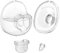 Breast Pump Parts Flange Shield 24mm Duckbill Valve Silicone Diaphragm Milk Collector Cup Set Overall Replacement Accessories Wearable Portable Compatible with MOMMED Mumgaroo MISSAA S18 S21, 4 Pcs