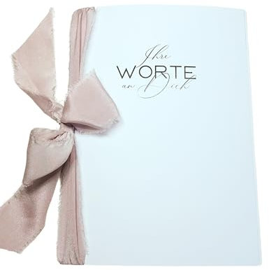 Eheversprechen, Ehegelübde Heft, Ihre Worte, Seine Worte, Hochzeit Zeremonie, Umschlag mit Silberprägung, Hochwertiges Papier (Ihre Worte an Dich/Seine Worte an Dich)