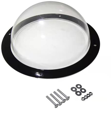 Dog Fence Window - Semicircle Pet Viewing Bubble | Acrylic Clear Dome for Fence, Transparent and Easy to Install, Round Bubble Window for Pets and Children, Perfect for Dog Kennels and Areas