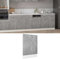 LAPOOH Pannello Lavastoviglie Grigio Cemento 45x3x67 cm Truciolato,Mobili,Armadietti e portaoggetti,Pensili da cucina-802558