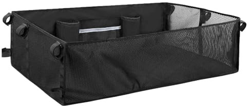 Amagogo Golf Cart Trunk Organizer Golf Storage Cabinet Storage Goods Bag High Capacity Nylon Golf Cart Bag Backseat Organizer for Camping