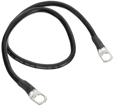 OUNONA 0.5m Battery Cable Power Inverter Cables Lug Connectors for Rv Car Boat Solar Inverters Installation Kit