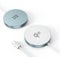 Minthouz Qi2 zertifiziertes kabelloses Ladegerät für iPhone 16/15/14/13 Serie,Magnetisches kabelloses Ladepad für Samsung,Mag-Safe Ladegerät für Airpods und Qi-fähige Geräte (Blau, Ohne Adapter)