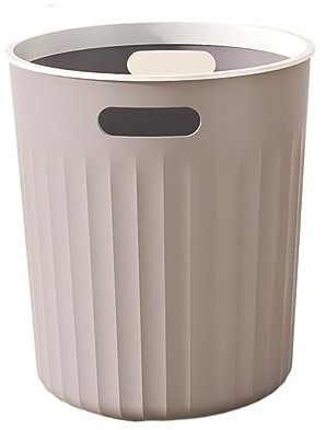 YGDYFDC Poubelle Grande valeur Ins Style maison cuisine salon papier toilette panier pression anneau poubelle grande poubelle Poubelle Ménagère(Gray)