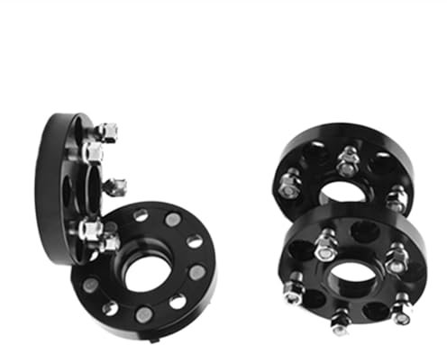 CLWYWUL Spurverbreiterung Kompatibel Mit VW Für Tiguan 2007 2008 2009 2010 2011 2012 2013 2014 2015 2016 2017 2018 2019 2020 2021 2022 2023 2024 4-TLG. 5X112 57.1CB 25-mm-Radabstandshalter-Nabensatz