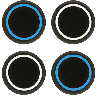 Bojueshaw 4PCS Silicone Thumb Grips,Non-Slip Joystick Covers with Raised Dots & Studded Design for PS5/PS4/Xbox/Switch Pro Controller