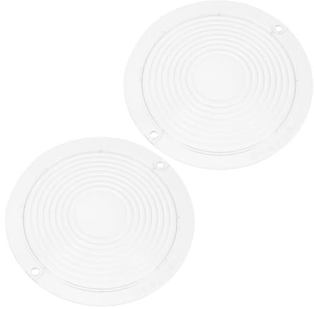 HOMSFOU 1 paire de cache-feux de hotte de cuisine - Facile à nettoyer - Accessoire durable pour éclairage de cuisine