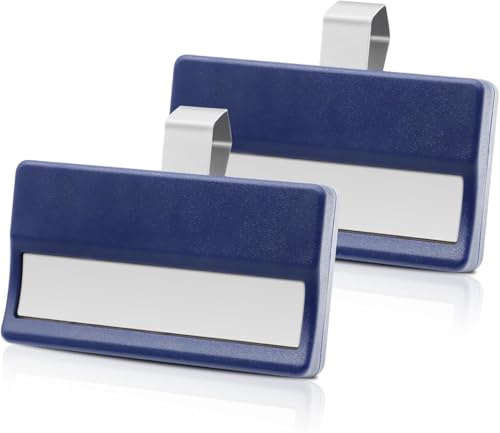 433,92 MHz Funkfernbedienung Garagentoröffner für Cham-berlain LiftMaster 4335E, Ersatz-Handsender passend zu Modellen 4330E, 4332E, 4333E, 4335E (Blau, 2 Stück)