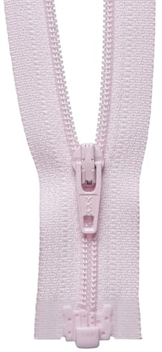 Light-Weight Open End Zip 30cm: Light Pink