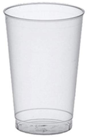 Papstar 40 Trinkbecher PP 0,1 l Ø 5,2 cm 7,4 cm transluzent unzerbrechlich wiederverwendbar