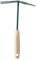 Leborgne, Petite Serfouette Panne et Langue en Bois, Couleur Verte, Outil de Jardinage Idéal pour Désherbage et Entretien des Plantes, Taille Pratique pour Un Usage Confortable et Efficace