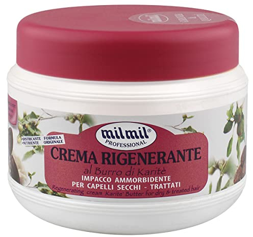 milmil Crema Rigene Sonnenblumen Burro di Carite 500 ml Masque