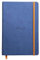 Rhodia 118748C Rhodiarama Book (DIN A5, 14,8 x 21 cm Notizbuch mit Gummizug, liniert, 96 Blatt) 1 Stück saphirblau