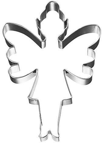 Birkmann 1010719710 Ausstechform Fee stehend, 11 cm, Kunststoff, Grau, 5 x 3 x 2 cm