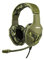 Konix Auriculares Mythics PS-400 para Videojuegos con Cable para Consola PS4, Altavoces de 40 mm, micrófono, Estampado de Camuflaje Verde Caqui
