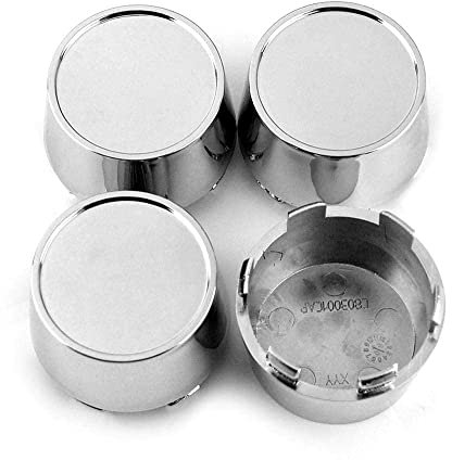 Rhinotuning 4X 63mm Nabendeckel OD 63mm ID 59mm Radnabenabdeckung Radnabendeckel Silber