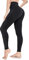 ACTINPUT Black Leggings for Women Soft High Waisted Tummy Control Leggings Sports Workout Gym Running Yoga Pants(Black,S-M)