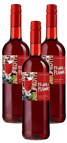 Glühwein Heiße Pflaume mit Chai 3x 0,75l - Feuer & Flamme - Prämiert aus Deutschland