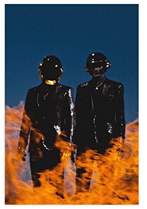 Daft Punk 8 Leinwand-Poster, Schlafzimmer, Dekoration, Sport, Landschaft, Büro, Raumdekoration, Geschenk, 30 x 45 cm, ohne Rahmen