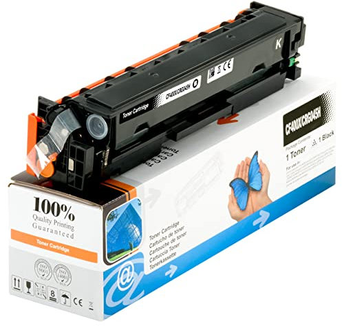 ESMOnline 1 kompatibler Toner 201X 2800 Seiten (CF400X) Black für Lasergeräte Tonerkartusche Ersatz für HP 201A CF400X CF400A CF401X CF402X CF403X Color Laserjet Pro MFP M277dw M252dw M277n M277 277dw