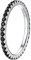 Suplight Damen Ringe mit Stein Silber 925 Fingerring Eheringe Verlobungsring Breite 2mm Größe 18,9mm schwarz