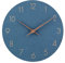 ACCSHINE MDF Holz Wanduhr Ohne TickgeräUsche Lautlos Modern 30cm Quarz Groß Batterie Betriebene Wanduhr Einfach zu Lesen für Zimmer Zuhause KüChe Schlafzimmer BüRo Schule (Blau)