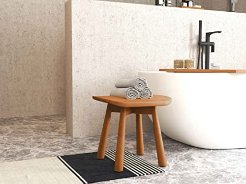 Destiny Badhocker SPA & Living gebogen 38x44x40 cm Teak