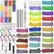 Paracord Set - Paracord 550 Nylonschnur, Multifunktionale Nylonseile Zeltseil Enthält Seilschnalle und Nähnadeln für DIY Armband, Schlüsselbund, Camping Outdoor Sport
