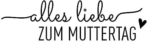 stempelshop4you – MUTTERTAG 01 HOLZ Stempel Alles Liebe zum Muttertag | Stempel Muttertag