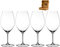 Genérico Copas 001 Magnum - Envio 24h - Pack de 4 Copas Magnum 001 de 1 Litro de Cristal Fino - Copa para Vino Blanco y Tinto para Agua y Bebidas, Ligeros y Resistentes (Transparente, 1 L)