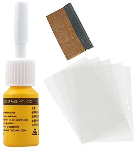 Neamou Glas Reparatur Flüssigkeit, Glas Reparatur Set, Windshield Repair Kit Für, Steinschlag Reparaturset Windschutzscheibe, Cracked Glass Repair Kit