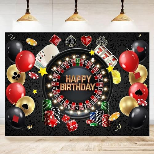 Poker Karten Casino Fotografie Hintergrund Geburtstagsfeier Dekorationen Casino Nacht Thema Hintergrund Banner 440x300CM