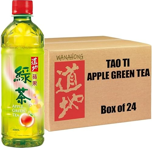 WaNaHong Tao Ti - Apple Green Tea 500ml (24 Bottles)