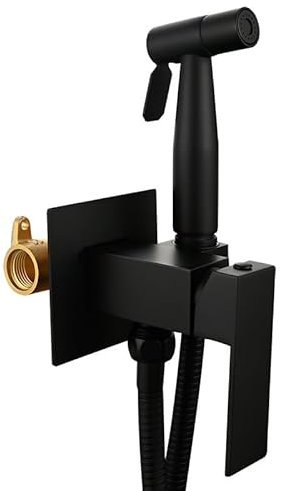 Bidet Handbrause Set FüR Wc Handbrause Bidet Set Bidet Hand Shower Hot Cold Water Alles Kupfer Schwarz Einspielermodus