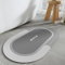 SIXHOME 50 * 80cm Grau Extra Saugfähige Badematte Schnell trocknend rutschfest & vielseitig einsetzbar Genießen Sie angenehme Trockenheit nach dem Duschen und Baden